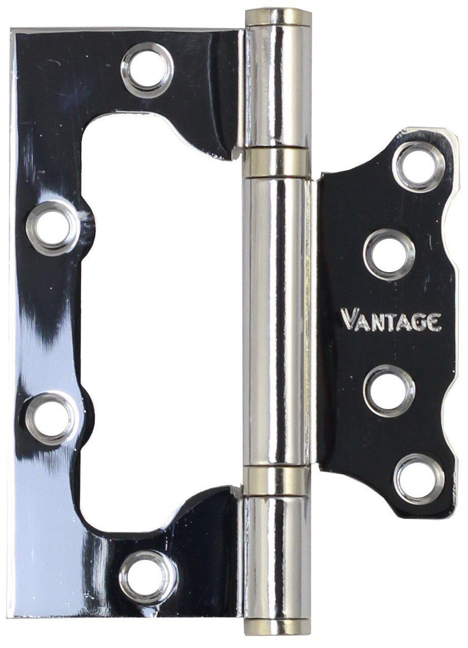 Петли без врезки Vantage 100х75х2,5 2ВВ-СP (хром)